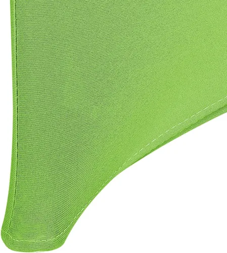 Miniatura 8 de Peomeise - Funda de mesa de elastano de 4 pies, mantel rectangular elástico de elastano (verde manzana, 4 pies)