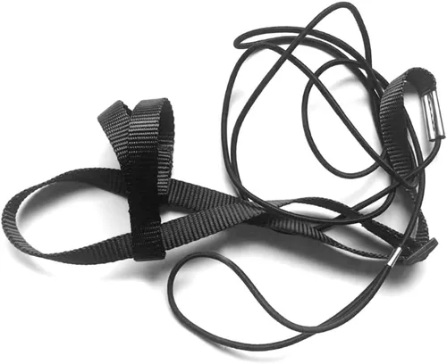 1 pieza de correa de tracción voladora al aire libre Kit de cuerda de entrenamiento para pájaro loro negro XS