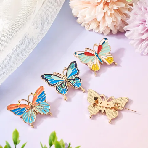 Miniatura 65 de Pandahall - Broches esmaltados de aleación con varios temas, broche de solapa, juego de pines esmaltados