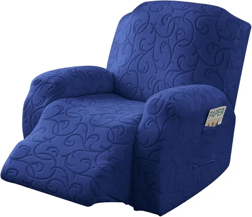 Miniatura 32 de Fundas para Sofá Reclinable Seccional Funda de Sofá para Sofá Reclinable de 3 Asientos, 5 Piezas Funda Elástica para Sofá de 3 Cojines Reclinable