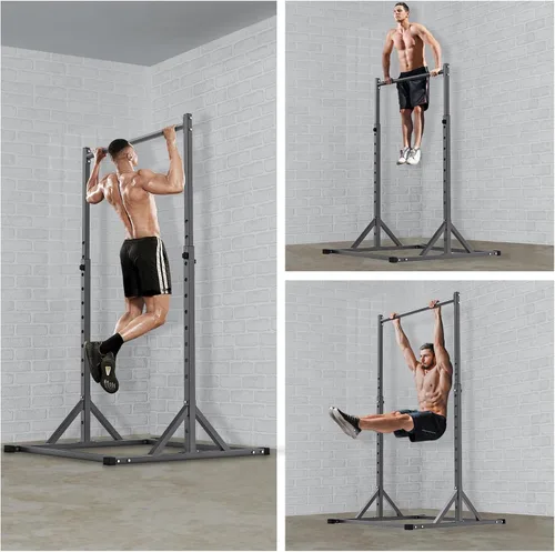 Miniatura 6 de SELEWARE Power Cage Accessories, Dip Handles, Pull‑Up Stations, and Multi‑Grip Training Attachments