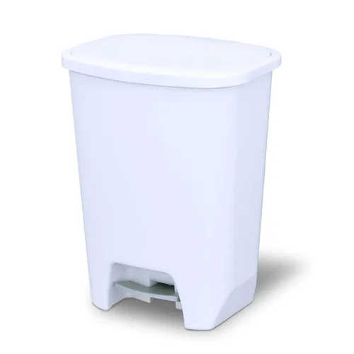 Miniatura 11 de Glad Bote de basura de 20 galones con protección contra olores Clorox Cubo de basura de plástico para cocina Manos libres con pedal de pie