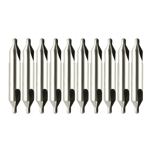 Miniatura 11 de Taladro central estándar A0.5, taladro central DRINYOUNG de acero de alta velocidad de 60 grados (Tipo A, A0.5 10pcs)
