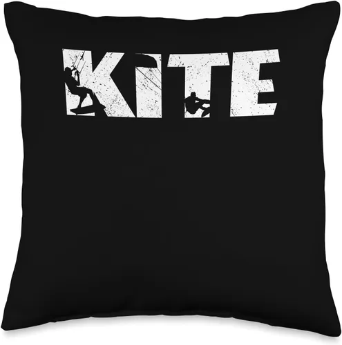 Miniatura 4 de Kiteboarding Board Kite Kitesurfing Equipment Kite Surf Kitesurf Kiteboarder - Almohada de 18 x 18 pulgadas, multicolor