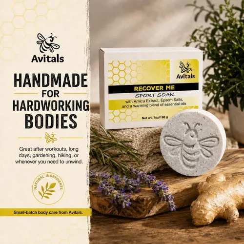Miniatura 7 de Recupera los gaseosos de baño de abeja con extracto de árnica