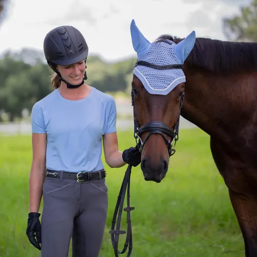 Miniatura 2 de Equinavia Gardian - Casco de equitación, ligero, diseño de perfil bajo con rejillas de ventilación de flujo de aire, esfera de fácil ajuste, forro