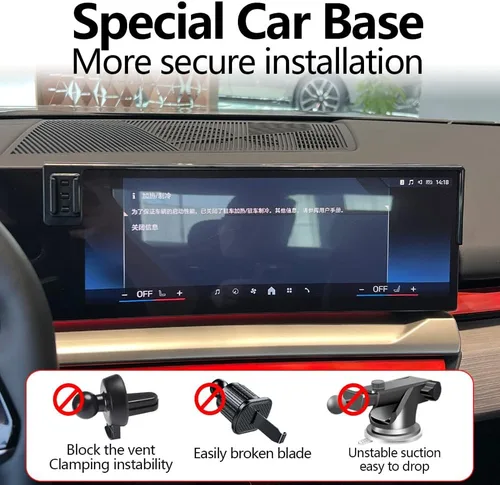 Miniatura 2 de Soporte para teléfono de coche para BMW Serie 5 2024 2025 2026 BMW i5 530i 540i xDrive eDrive40 M60 Accesorios para automóviles Soporte de pantalla