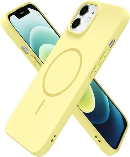 Miniatura 65 de oakxco Funda de silicona Mag Safe para iPhone 17 Pro Max, funda magnética delgada y fina compatible con carga inalámbrica MagSafe, bonita funda Negro