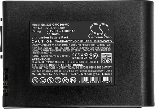 Miniatura 3 de Cameron Sino Batería de 4500 mAh compatible con GE MAC 800, MAC800