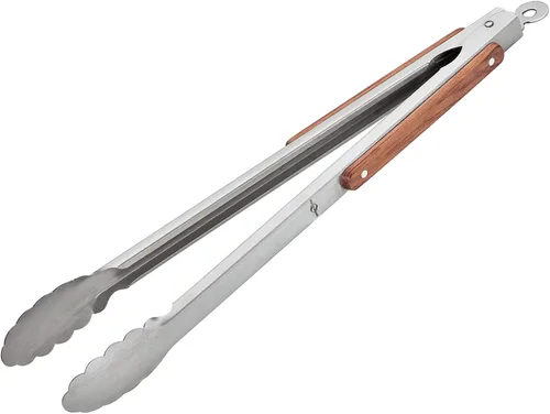 Miniatura 8 de Küchenprofi Cepillo de barbacoa de acero inoxidable – 17.7 pulgadas de largo, mango de palisandro – Cepillo de parrilla resistente y limpiador