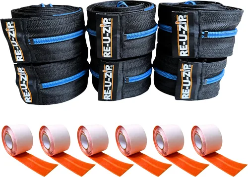 Miniatura 10 de RE-U-ZIP® Cremallera resistente reutilizable con barrera contra polvo Paquete Pro Sistema patentado de gancho y bucle Rentable y confiable
