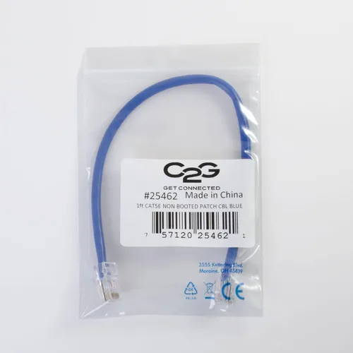 Miniatura 24 de C2G 24494 Cable cruzado Cat5e - Cable de conexión de red sin blindaje sin arranque, naranja (3 pies, 3.0 ft)
