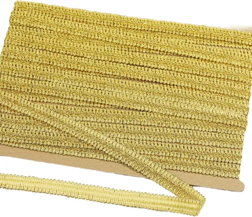 Miniatura 33 de Gimp - Cinta trenzada de poliéster de 12 yardas y 0.472 in de ancho, ciempiés de ancho, para costura, manualidades, ropa, cortinas, accesorios