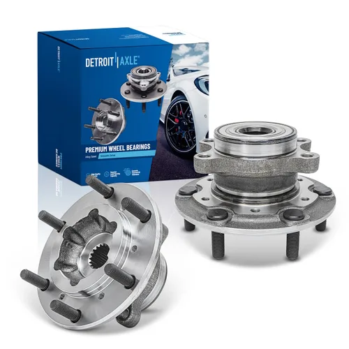 Miniatura 31 de Detroit Axle - Kit de cubo de rodamiento de rueda delantera FWD 2pc para Chevrolet Aveo Aveo5 Spark Pontiac G3 Wave Wave5, reemplazo del cojinete