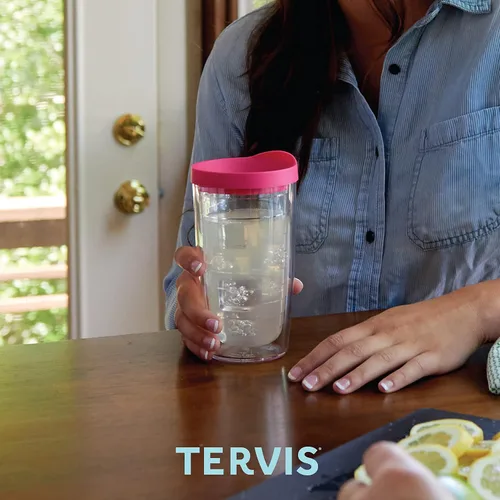 Miniatura 7 de Tervis Kelly Ventura Drift - Vaso aislado de doble pared hecho en Estados Unidos mantiene las bebidas frías y calientes, 16 onzas, clásico