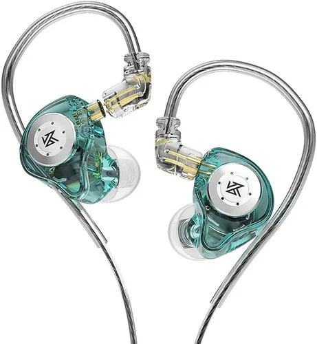 Miniatura 3 de senleeor KZ EDX PRO - Auriculares de doble circuito magnético de 0.394 pulgadas, auriculares senleeor KZ 1DD Deep Bass con cables de pin C Negro