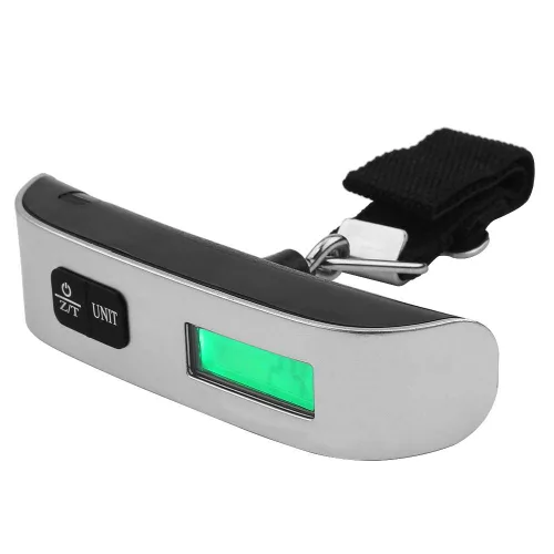 Miniatura 9 de Jadpes Báscula de equipaje pantalla LCD electrónica portátil de mano de 1102lbs báscula de peso para equipaje báscula de maleta para el hogar cocina