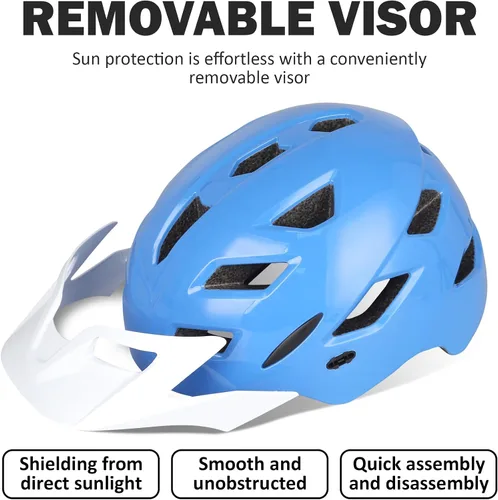 Miniatura 5 de Bilaki Casco de bicicleta para niños, cascos para niños y niñas de niños pequeños a jóvenes, 2 tamaños para niños de 2 a 3 a 5 a 8 a 14 años, casco