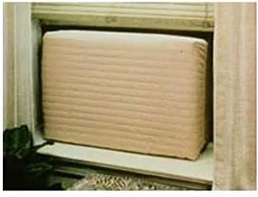 Miniatura 2 de Funda para aire acondicionado de interior (beige) (pequeña - 12 -14 Al x 18 -21 An x 2 Prof)
