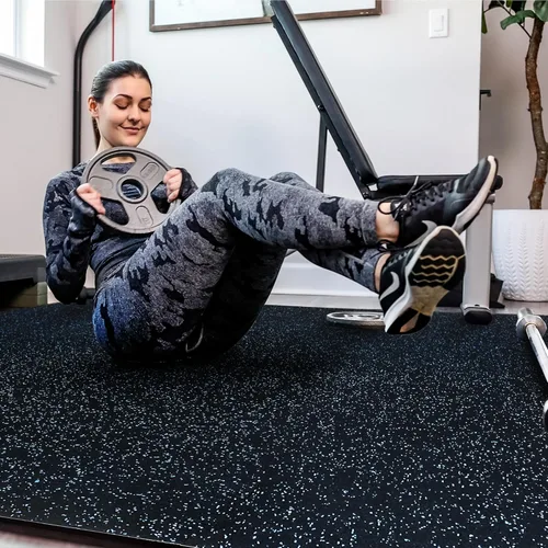 Miniatura 3 de SUPERJARE 24 alfombrillas para equipo de ejercicio de 0.4 pulgadas de grosor, 96 pies cuadrados, alfombrillas de espuma EVA de alta densidad