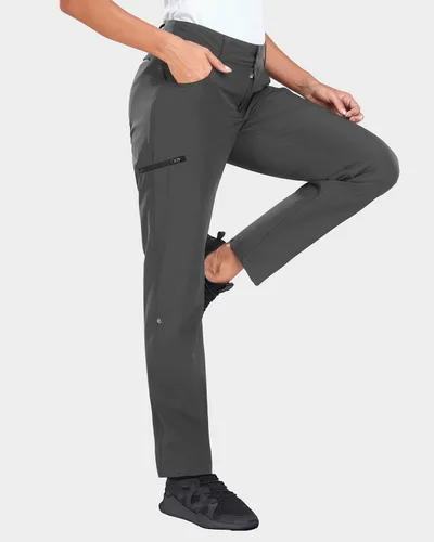 Miniatura 3 de Holipick Pantalones cargo de senderismo para mujer, ligeros, de secado rápido, impermeables, para exteriores, campamento, viajes, golf