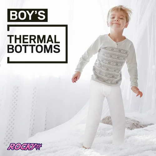 Miniatura 23 de Rocky Ropa interior térmica para niños, ropa interior larga para niños, capa base para clima frío/esquí
