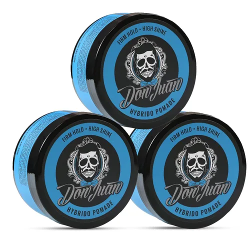Miniatura 11 de Don Juan Hybrido Pomade A base de agua Fijación fuerte Alto brillo Extractos de plantas naturales y minerales oceánicos Aroma de brisa