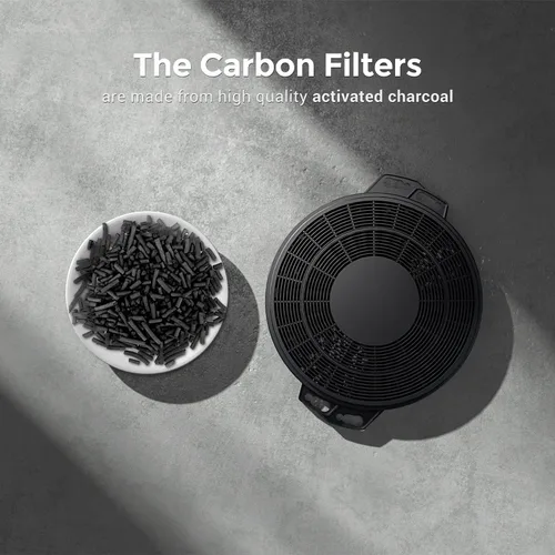 Miniatura 2 de CIARRA CACF006 - Filtros de carbón para campana extractora, filtros de carbón de repuesto para ventilación sin conductos, filtros de carbón