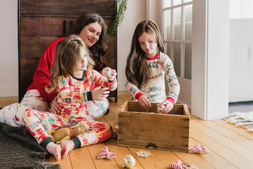 Miniatura 4 de Burt's Bees Baby Baby Girls' Family Jammies Matching Holiday Organic Cotton Pajamas