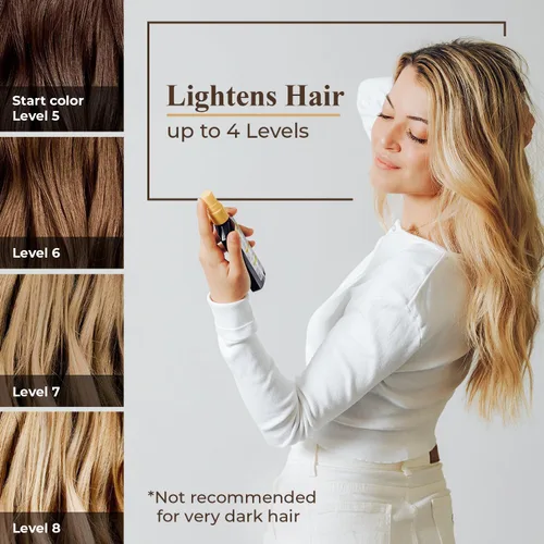 Miniatura 3 de Camomila Intea Blonde Spray - Aclarador de cabello de manzanilla con color suave, sin amoníaco ni parabenos, 3.4 onzas