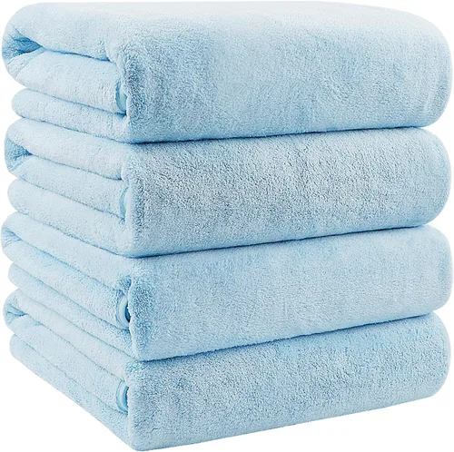 Miniatura 26 de Orighty Paquete de 2 toallas de baño (27 x 54 pulgadas), tacto suave, altamente absorbente, microfibra de secado rápido para cuerpo, deportes, yoga