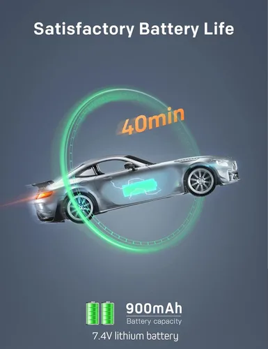 Miniatura 3 de MIEBELY Coche de Control Remoto, Mercedes Benz 1/12 Escala Oficial Autorizado GT R Pro Coches RC 7.4V 900mAh Batería Recargable 2.4Ghz Coches RC