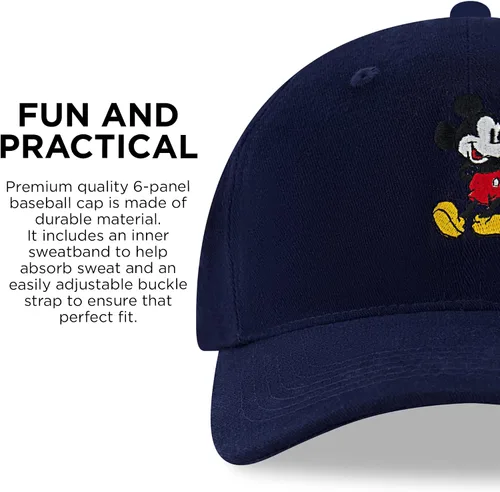 Miniatura 21 de Disney Gorra de béisbol para hombre, sombrero ajustable de Mickey Mouse para adultos