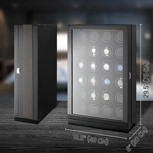 Miniatura 7 de 24 bobinadores de reloj con acabado de alto brillo y retroiluminación LED.