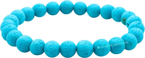 Miniatura 558 de Amazing Gemstone Pulsera de cristal para mujeres y hombres, pulsera de cristal curativo de protección, pulsera elástica con cuentas de piedras