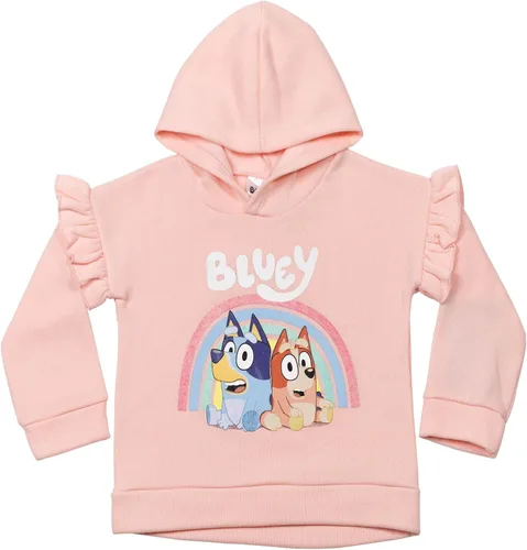 Miniatura 3 de Bluey - Conjunto de sudadera con capucha de forro polar y leggings para niñas