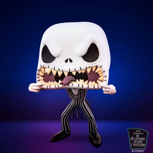 Miniatura 3 de Funko Pop Disney: Pesadilla antes de Navidad - Jack Skellington - (Cara de miedo) Figura de vinilo - Figura de vinilo coleccionable - Idea de regalo