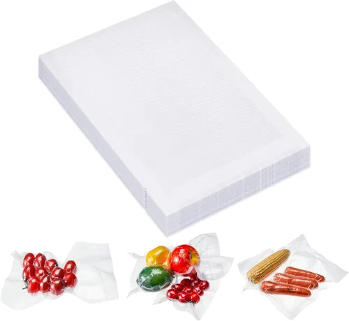Outus Bolsas de sellado térmico al vacío de 4 x 6 pulgadas, bolsas selladoras al vacío precortadas para conservación de alimentos (240 piezas)