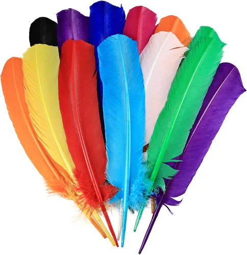 Miniatura 12 de Daieeparty 12 plumas de faisán a granel, plumas manchadas naturales para manualidades, decoración del hogar