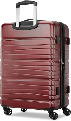 Miniatura 4 de Samsonite Evolve Se - Equipaje extensible rígido con ruedas giratorias dobles, borgoña mate (Matte Burgundy), Evolve Se Hardside - Equipaje