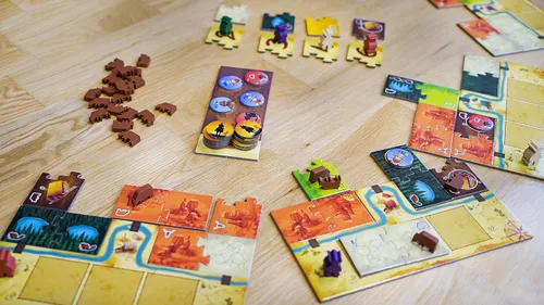 Miniatura 2 de Juego de mesa de estrategia, mecánica Kingdomino con un giro, juego de mesa para niños, adolescentes, adultos y noches de juegos en familia, a