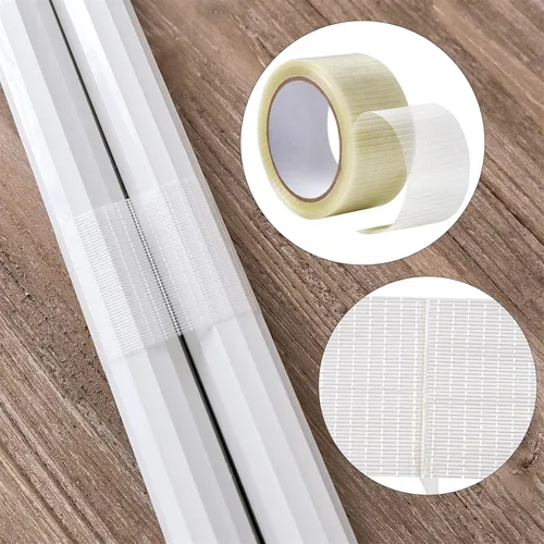 Miniatura 4 de HSTECH Cinta adhesiva semitransparente, cinta impermeable resistente, cinta resistente a la intemperie de alto rendimiento para reparaciones