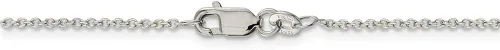 Miniatura 4 de Collar de plata de ley con diseño de lazo negro de 0.945in