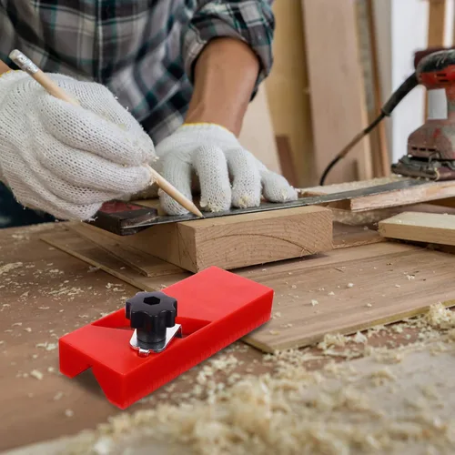 Miniatura 6 de DOITOOL Cepilladora de madera manual compacta, herramienta de mano de 45 grados para proyectos de carpintería de bricolaje, cepilladora de plástico