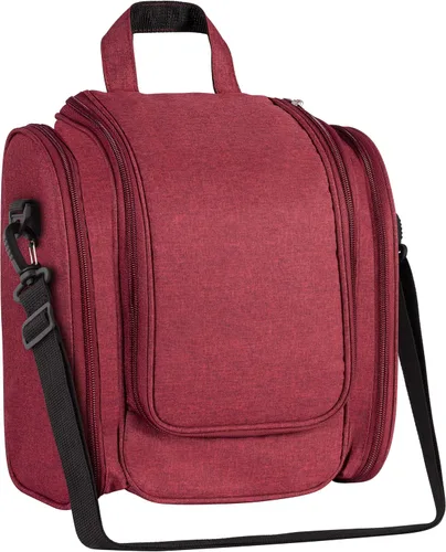 Neceser de viaje multifuncional colgante para mujeres y hombres, organizador de baño y ducha, bolsa de higiene con soportes de banda elástica,