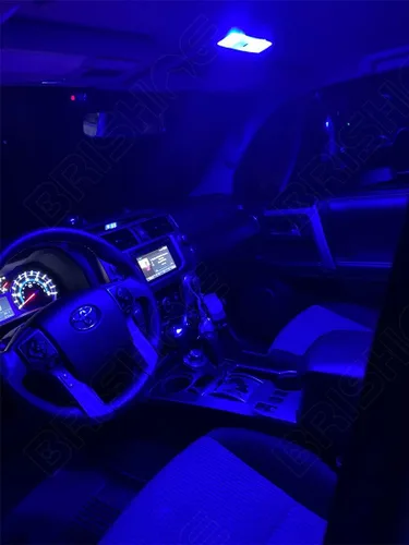 Miniatura 3 de Kit de luz interior LED azul para Toyota 4Runner 2010-2020 2021, paquete de bombillas LED interiores superbrillantes + luces de matrícula