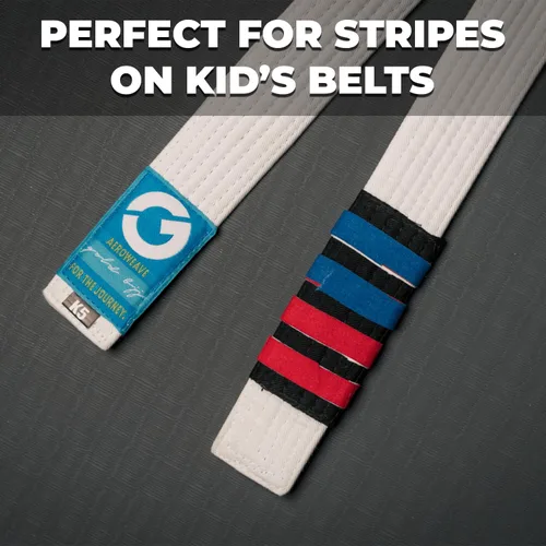 Miniatura 5 de Gold BJJ Cinta de Jiu Jitsu – Cinta atlética fuerte para dedos, 1/2 pulgada x 30 pies – Protege los dedos de los pies en MMA, judo, lucha, artes