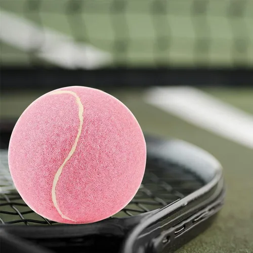 Miniatura 6 de URBEST Pelota de tenis, 12 paquetes de pelotas de tenis de entrenamiento, pelotas de práctica para jugadores novatos, pelotas de juego para perros