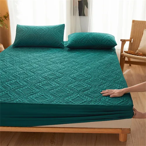 Miniatura 5 de Protector de colchón impermeable, transpirable, suave, para colchón de 6 a 18 pulgadas, funda de colchón lavable sin ruido para dormitorio, hotel