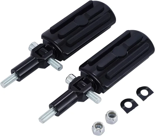 Soportes de reposapiés trasero para pasajeros Monta pedales de reposapiés Juego de soportes para Harley Softail Breakout Slim FL Heritage Low Rider